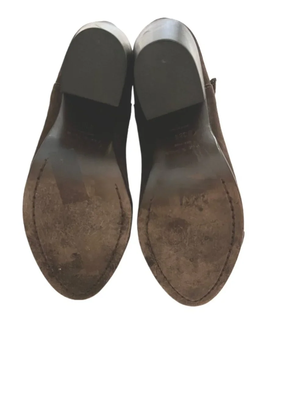 Rag & Bone Brown Suede Block Heel Wrap Strap Harrow Ankle Boots Size 8 1/2